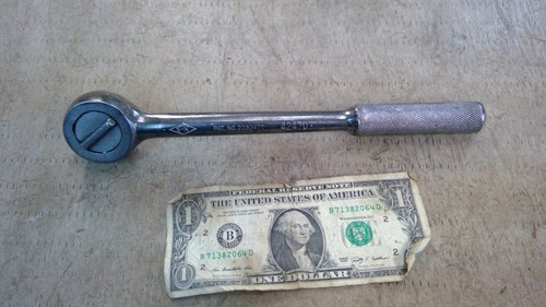 Vintage S-K 1/2" Antrieb Ratsche Diamant Logo 42470 USA Steckschlüssel