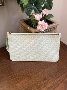 michael kors canvas pouch