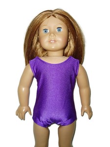 Purple-Sleeveless-Leotard-fits-American-Girl-18-034-doll-clothes-Gymnastics-Ballet