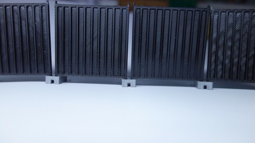 1/50 Scale temporary construction panels hoarding Diorama - 1:50, fits corgi 5pc - Picture 6 of 8