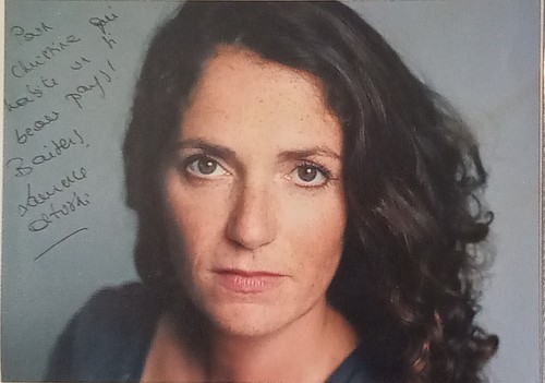 Laurence Oltuski 1976- Belgian actress L'été rouge autograph signed 5"x7" photo
