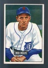 1951 Bowman #319 Red Rolfe EXCELLENT  **BB-5315**