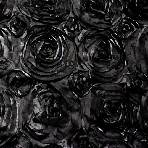 14”x108” ROSETTE SATIN TISCHLÄUFER - Bild 2 von 20