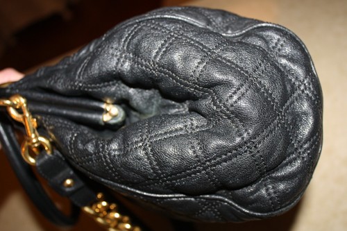 Marc Jacobs Umhängetasche Stam gesteppt Leder, schwarz dick gold Kettenriemen - Bild 7 von 13