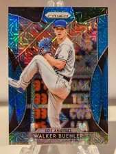 2019 Panini Prizm Baseball Blue Mojo Walker Buehler /399 #167 LA Dodgers 