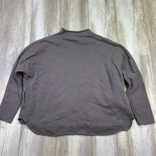 Frank & Eileen Pullover Damen Small grau Effie LS Trichterkragen Capelet Pulli - Bild 8 von 10