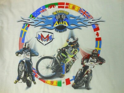 Xtreme International XiiR Ice Racing T Shirt Motorcycle Ice Racing ...