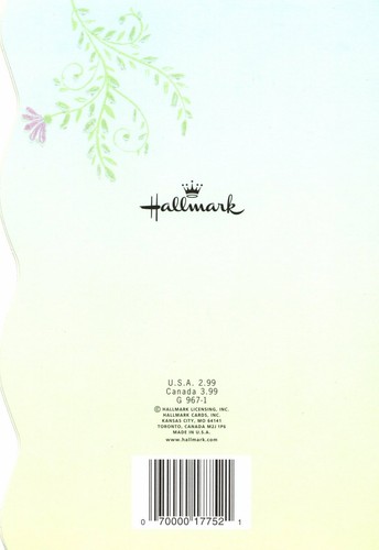 Baby Boy Or Girl Christening Baptism Day Hearts Filled With Love Hallmark Card - Picture 3 of 3