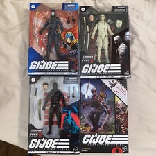 GI Joe Classified Series COBRA COMMANDER VYPRA SNAKE EYES STORM SHADOW - NEW