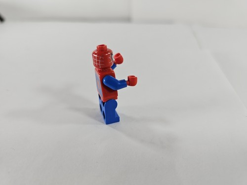 Lego Marvel Spider-Man 1 Minifigure Silver Webbing Blue Arms SPD001 4851 4852 - Picture 5 of 7
