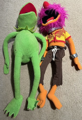 Disney Store Authentic Plush Muppets Kermit the Frog & Animal -Very Large 28" 🔥 - Picture 2 of 9