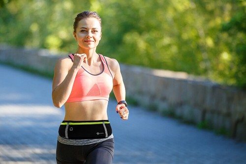 Running Belt Water Resistant Running Waist Pack with Adjustable Elastic Strap - Picture 7 of 12