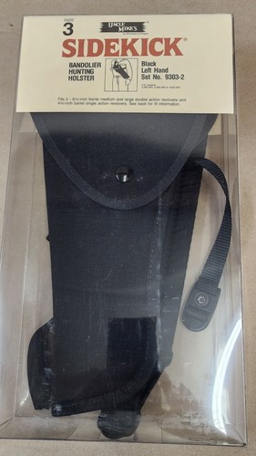 Ruger LH Bandolier Black Holster 5"-6.5" bbl Medium & Large revolver 9303-2 - Picture 2 of 10