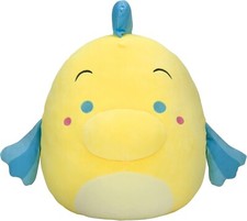 Squishmallows, 6" Disney Little Mermaid, Flounder, NEW w/ Tags, Stuffed Animal