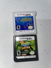 SpongeBob SquigglePants 3D (Nintendo 3DS, 2011) & Globs Of Doom Ds