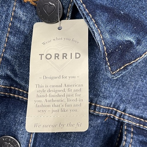 Chaqueta de mezclilla Torrid talla 6 nueva con etiquetas - Imagen 6 de 10
