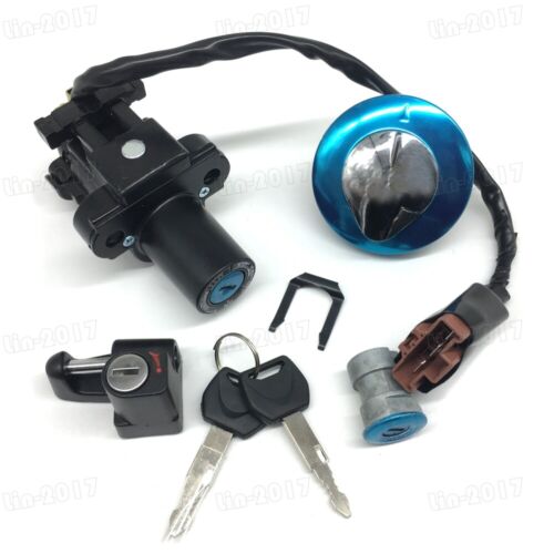 Ignition Switch Fuel Gas Cap Seat Lock Set Fit For Honda CRF250L/250LA 2013-2020 - Foto 2 di 6
