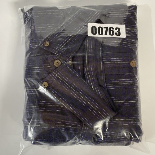 High Sierra Shirt Men’s 2XL Purple Vintage Y2K Stripes Button Down Long Sleeve - Picture 21 of 21