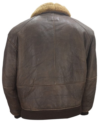 Air Force Type B-6 Original Leather Aviator Flight Bomber jacket size 2XL - Picture 4 of 15