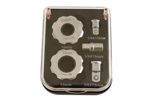 LASER 5433 PALM RATCHET SET FINGER RATCHET SMALL INTIMATE WORK 1/4 + 3/8 DRIVE - Picture 2 of 3