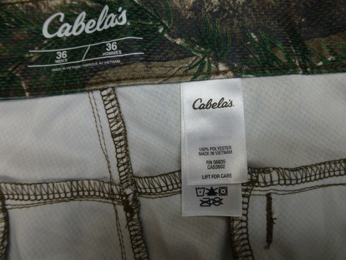 Cabelas Supertec 6-Pocket Realtree Lightweight Cargo Pants Men’s 36 Hunting NWT - Picture 5 of 8