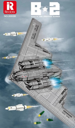 B-2 Bombardero Jet Fighter Modelo Ladrillo Militar Bloques de Construcción 2063PCS NUEVO EN CAJA - Imagen 2 de 11