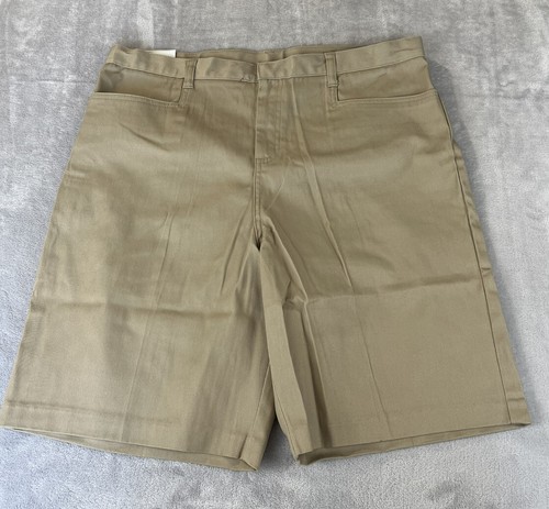 Classroom School Uniforms Girl Adjustable Waist Flat Front Bermuda Shorts - Picture 1 of 5