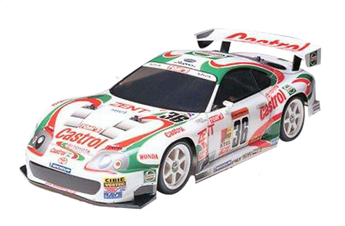 1:10 RC Clear Lexan Body Shell Castrol Toyota Supra with decals- Rally or Race