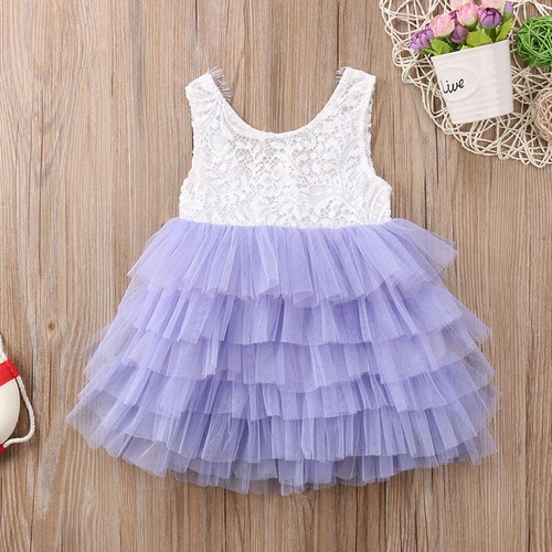 Girls' Princess Dress Children's Mesh Dress Dress Baby Summer Dress - Bild 16 von 16