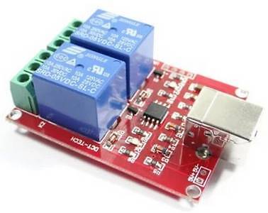 Modulo relè USB a 5 canali a 2 canali con interruttore di controllo - Picture 1 of 1