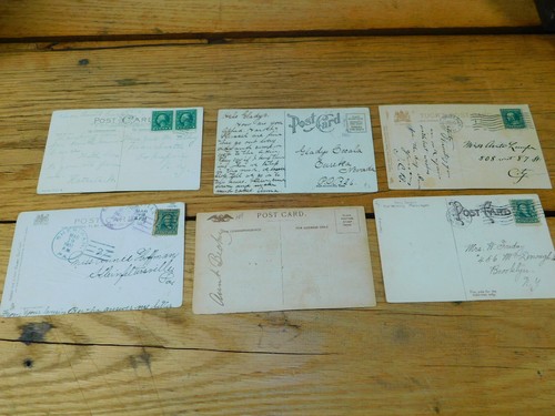 LOT of 6 Antique Vintage 1907 1910 EASTER POSTCARDS Stecher Germany Raphael Tuck - Picture 6 of 9