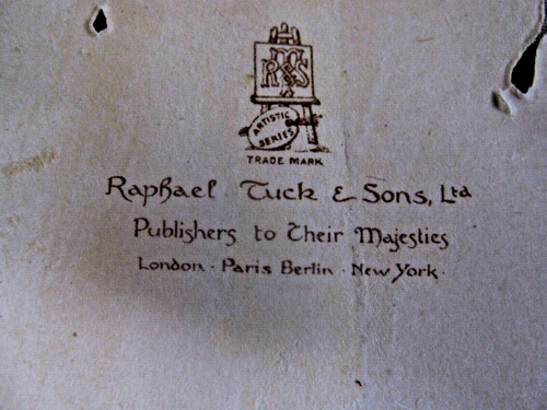 Vintage Cardboard Cut Out MaMa Valentine Card - Picture 4 of 7