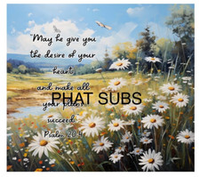 20oz Sublimation Tumbler Wrap Psalm 20:4 Religious Ready To Press Heat Transfer