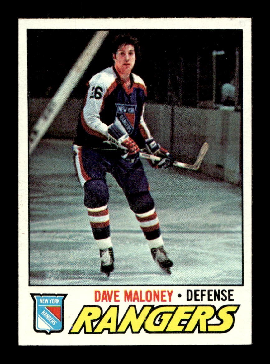 1977 78 Topps #41 Dave Maloney Rangers NEAR MINT *2p