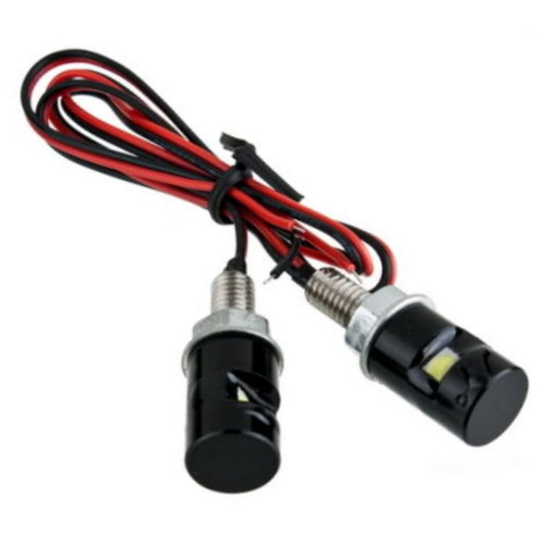 2x Lampadina Universale 12V Auto Moto SMD LED Targa Bullone Luce - Foto 1 di 1