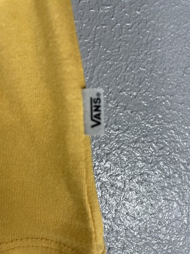 Vans Shirt Damen Small Neu Flying V Crew Cyclamen Gelb Samt Grafik - Bild 2 von 7