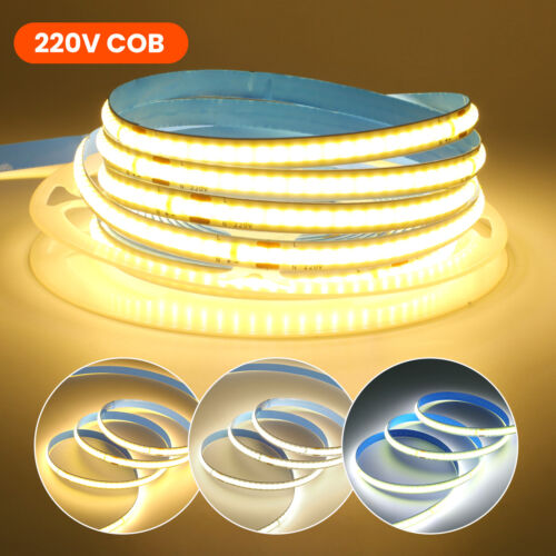 COB LED Streifen Stripe 230V Selbstklebend Lichtschlauch Lichtband Lichterkette - Bild 2 von 27