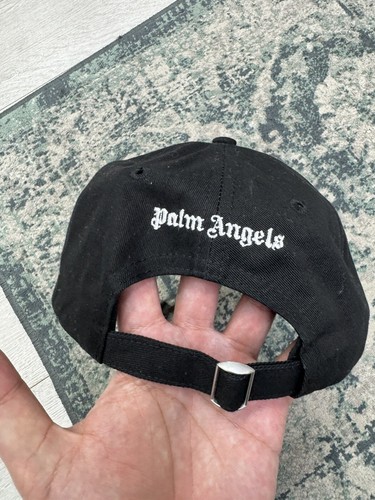 Sombreros con logotipo bordado Palm Angels | Negro/Blanco | Talla única | Gorra ajustable - Imagen 4 de 7