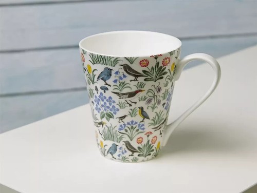 V&A Voysey  450ml Mug Coffee Tea Ceramic  Hot Drink Bone China Floral Design - Picture 4 of 7