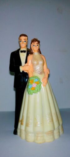 wedding couple Figurine Statue Ornament Cake Supplies Wedding Decorative - Picture 3 of 5