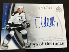 2005-06 SP Authentic sign of the times  HE Timo Helbling