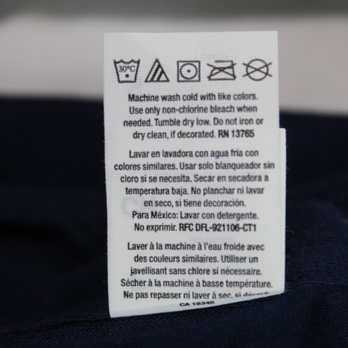 Fruit of the Loom & Jerzees T-Shirts - Lot of 3 - Kids Size Small - Blue & White - Picture 5 of 8