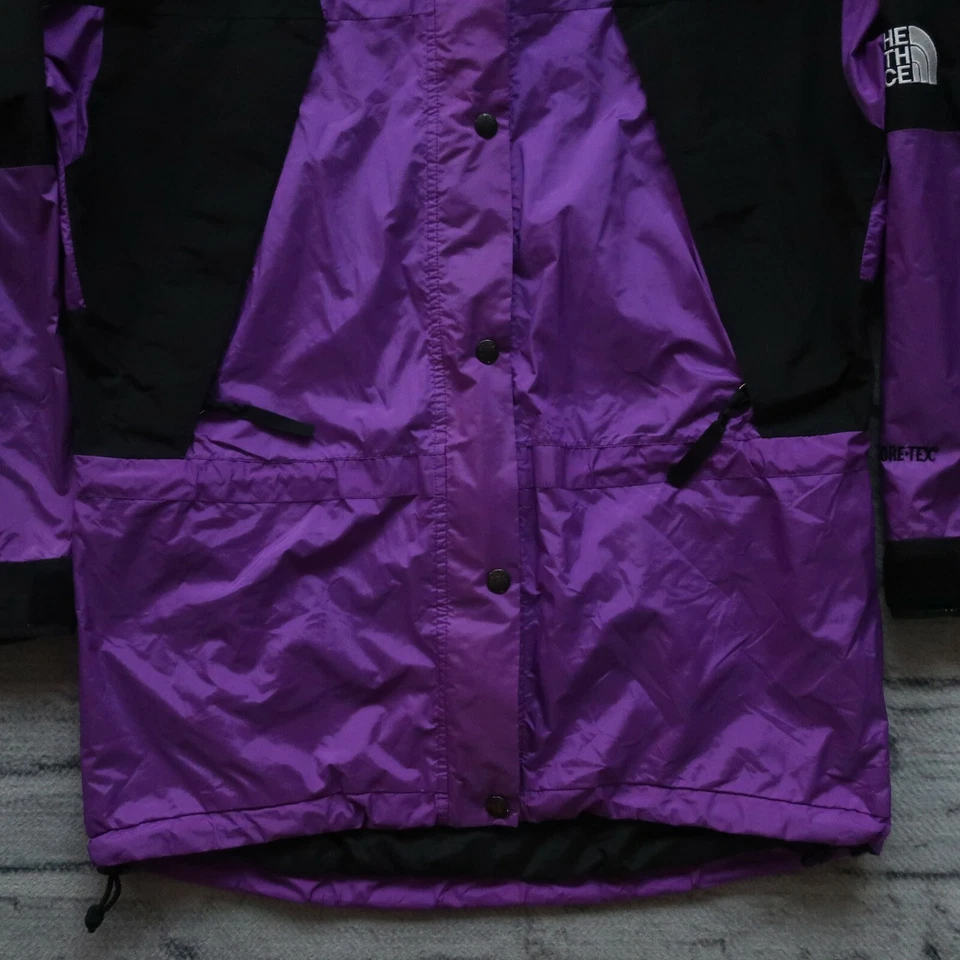 Винтажная фиолетовая куртка-парка 90-х North Face Goretex Mountain Light 2 - Изображение 3 из 4