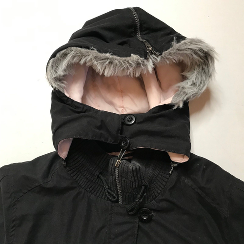 Chaqueta negra con capucha y cremallera para mujer Roxy talla grande - Imagen 4 de 17
