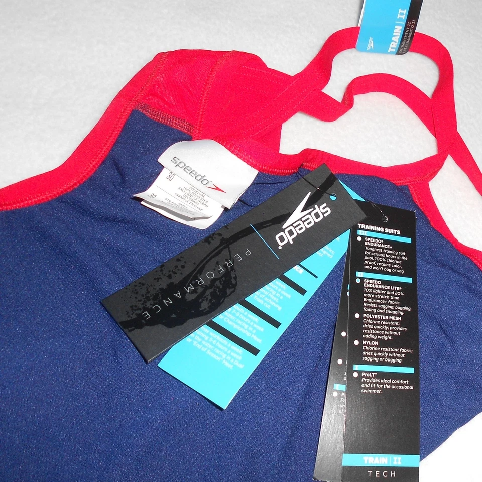 Traje de baño para mujer talla 8 nuevo con etiquetas traje de baño 781101 rojo EU 34 Speedo Guard Foto 3 de 4