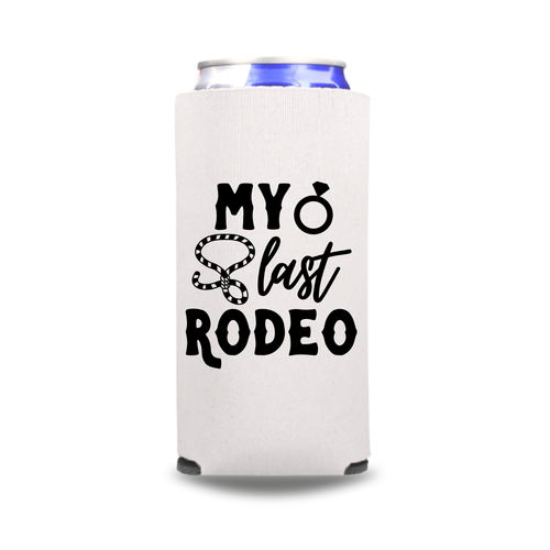 Bachelorette Party Slim Cooler, My Last Rodeo - Let's Get Rowdy, Engagement Gift - Picture 6 of 10
