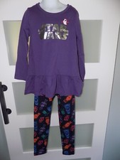 Spotted Zebra Star Wars Purple LS Top W/Character Legging 2pcs Set Size 6/7 S