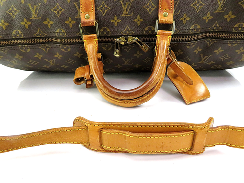 Auth LOUIS VUITTON Keepall Bandouliere 55 Monogram Canvas Duffel Bag #61228 - Picture 11 of 19