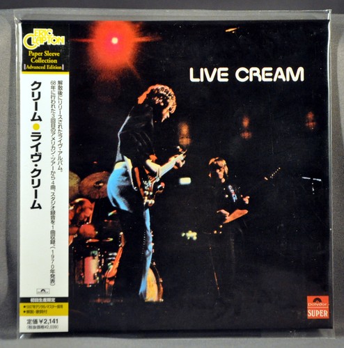 CREAM Live Cream Vol. I & II Orig. 2001 JAPAN Mini LP CD's x2 UICY-9155 & 56 NEW - Picture 2 of 12