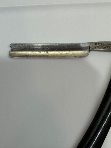Rasoio dritto vintage "marca Beaver" - Foto 3 di 5